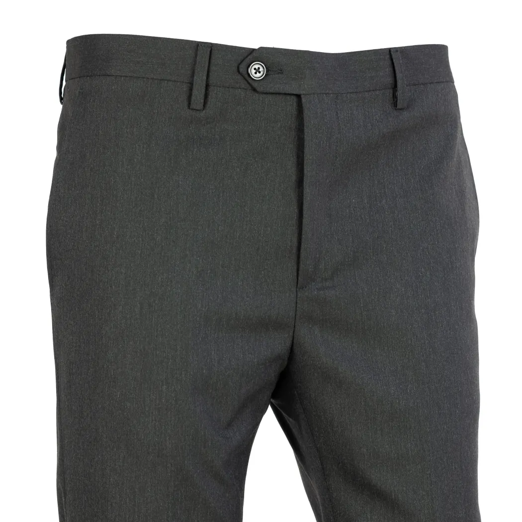 Vista frontale del pantalone antracite, Modello 01