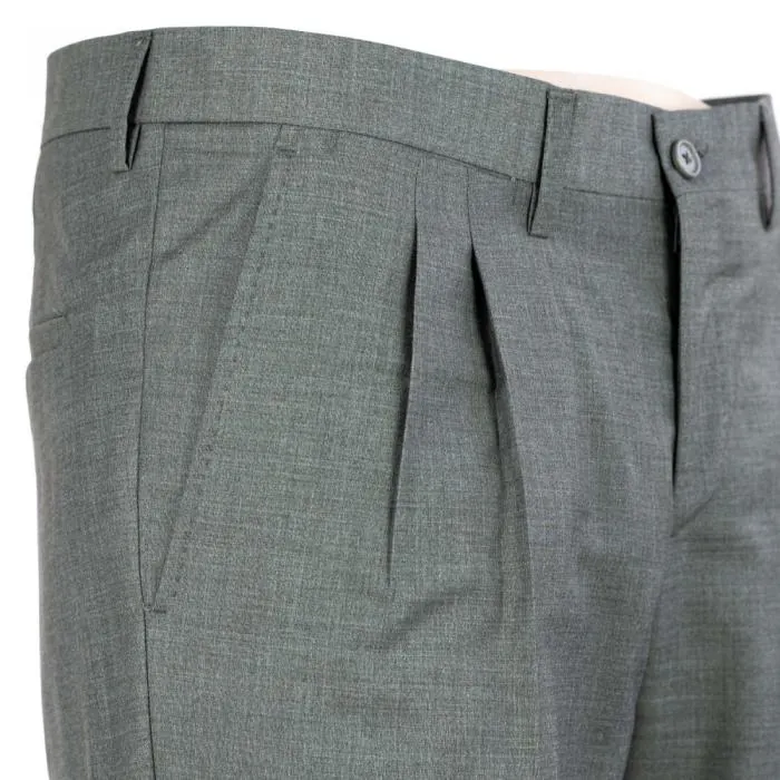 Dettaglio fotografico 2 del pantalone grigio, Modello 02