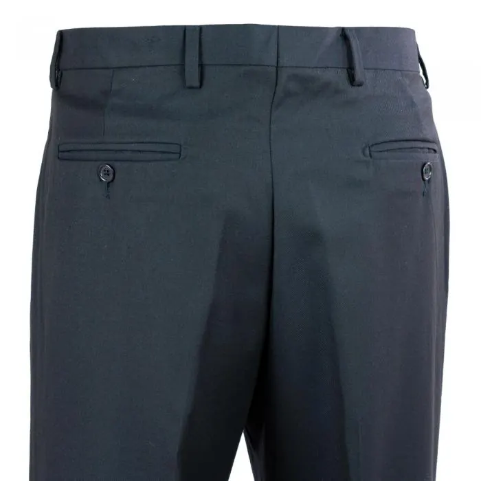 Dettaglio fotografico 2 del pantalone blu scuro, Modello 05