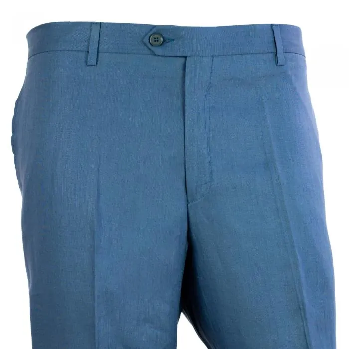 Dettaglio fotografico 1 del pantalone azzurro, Modello 07